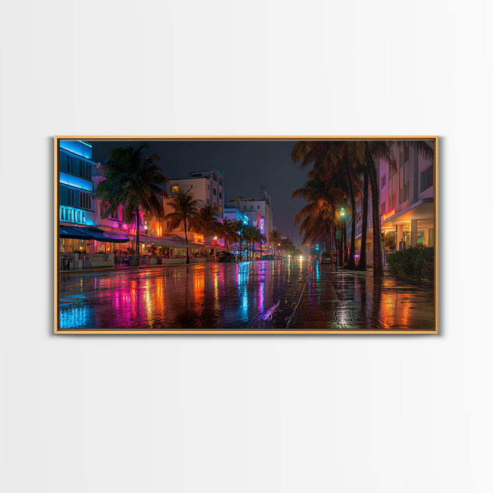 Stunning Calm Ocean Sunset Over Vast Water Surface Large Landscape Wall Art Framed Canvas Print For Coastal Home Decor