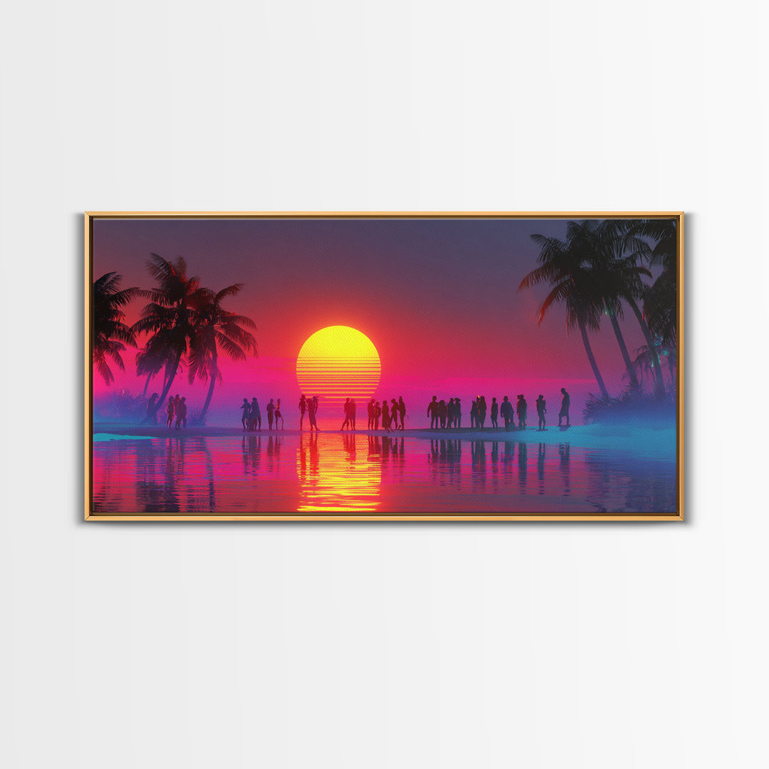 Stunning Asian Landscape With Waterfall And Lone Traveler Classic Oriental Wall Art Framed Canvas Print Zen Home Decor