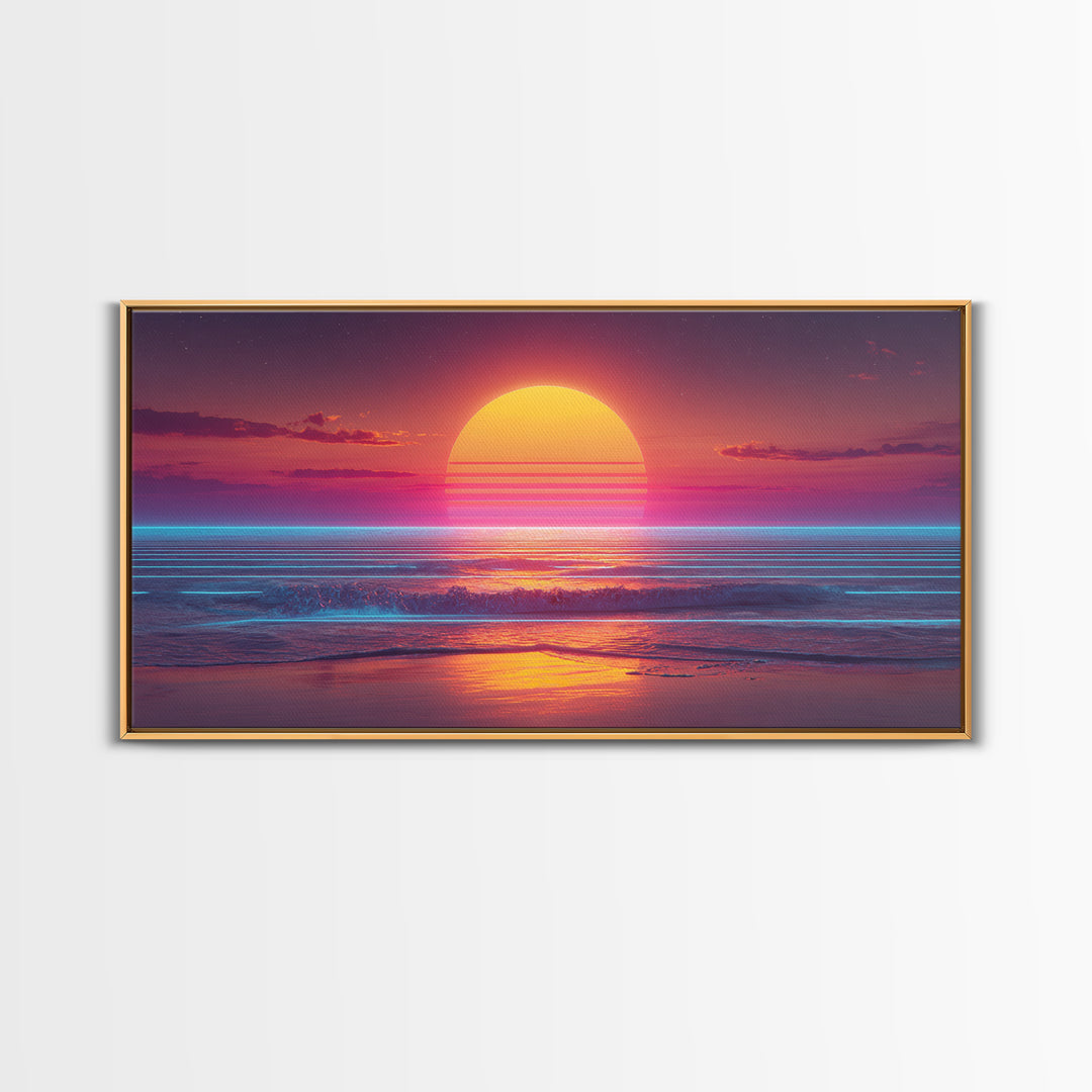 Elegant Lotus Flower Ripple In Water Soft Minimalist Painting Wall Art Framed Canvas Print For Bedroom Decor