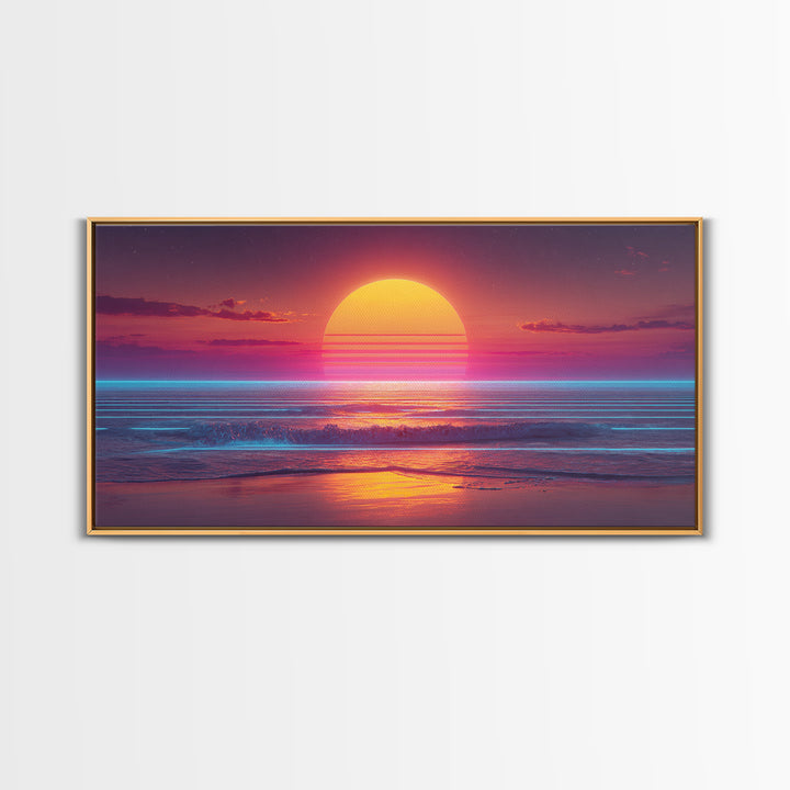 Elegant Lotus Flower Ripple In Water Soft Minimalist Painting Wall Art Framed Canvas Print For Bedroom Decor