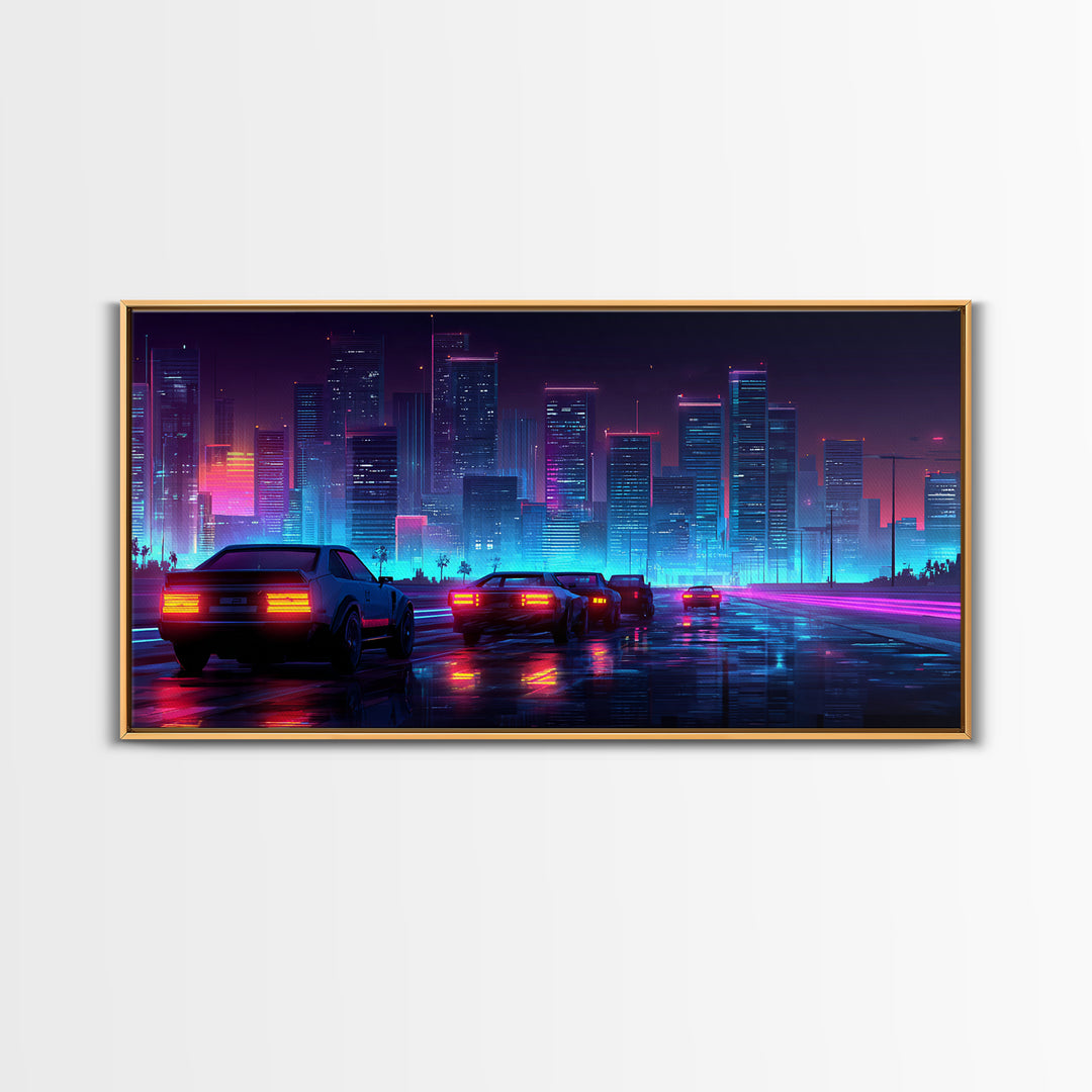 Enchanting Nighttime Tropical Beach Scene With Moon And Palm Trees Featuring Warm Sunset Colors As Canvas Print