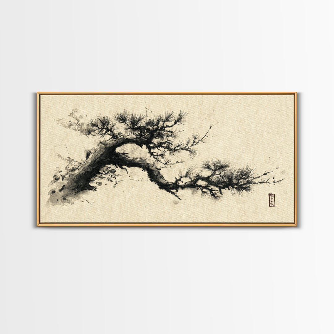 Peaceful Ocean Beach At Sunset Canvas Print Warm Tones Coastal Wall Art Large Framed Canvas Print Tropical Decor