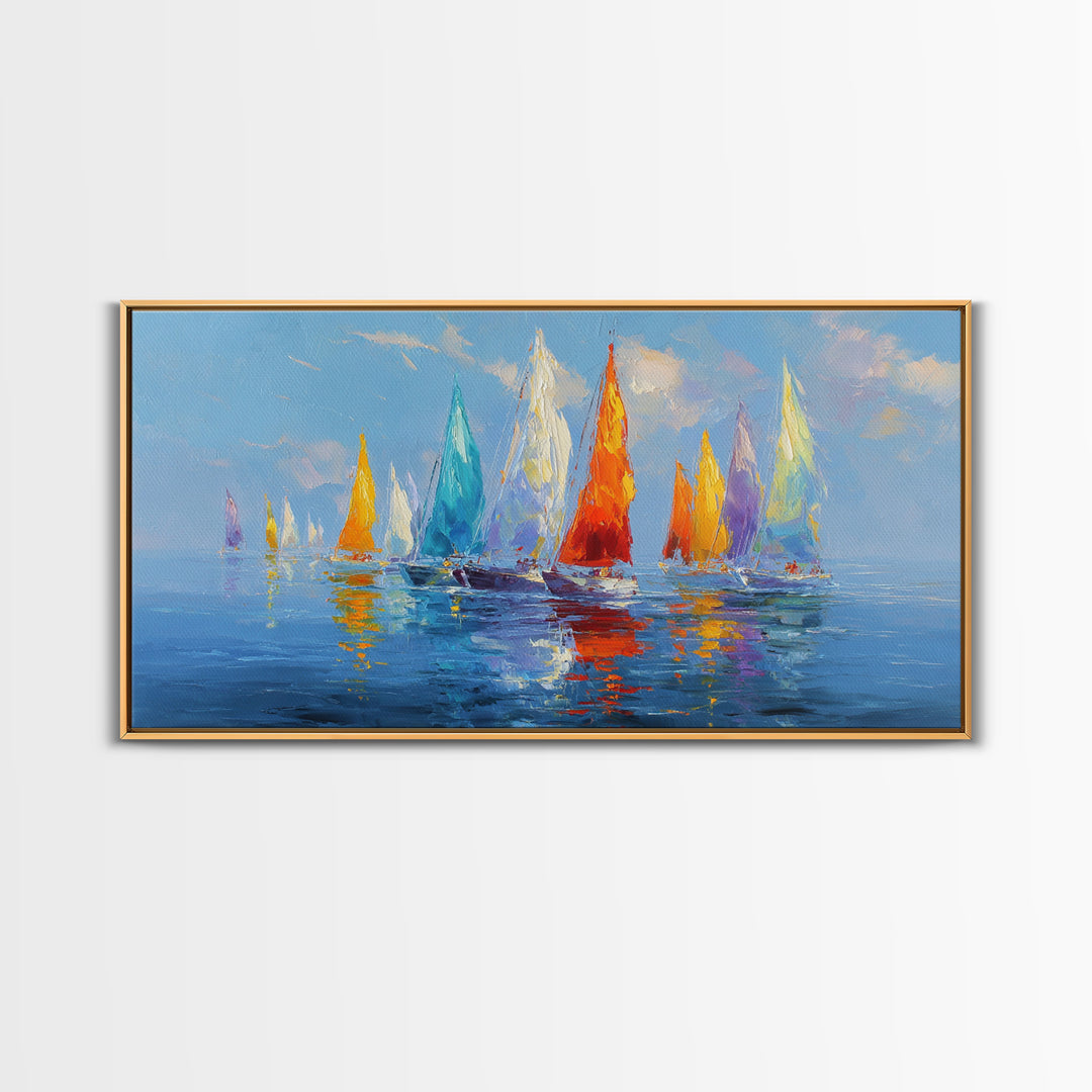 Surreal Vibrant Face In Landscape Creative Nature Wall Art Original Canvas Painting Modern Art Home Decor Gift