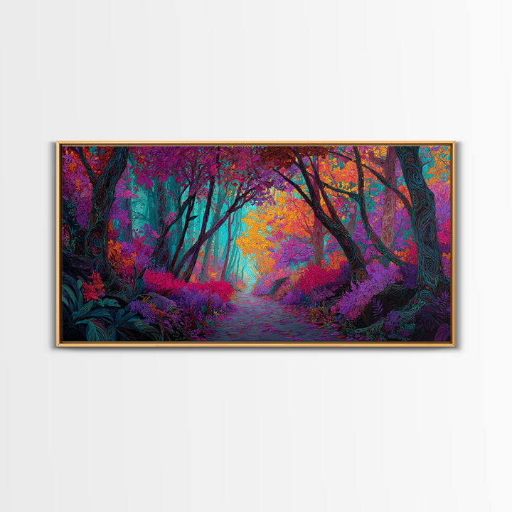 Quiet Desert Road Sunset Landscape Painting Large Wall Art Canvas Print Modern Rustic Home Decor Western Style