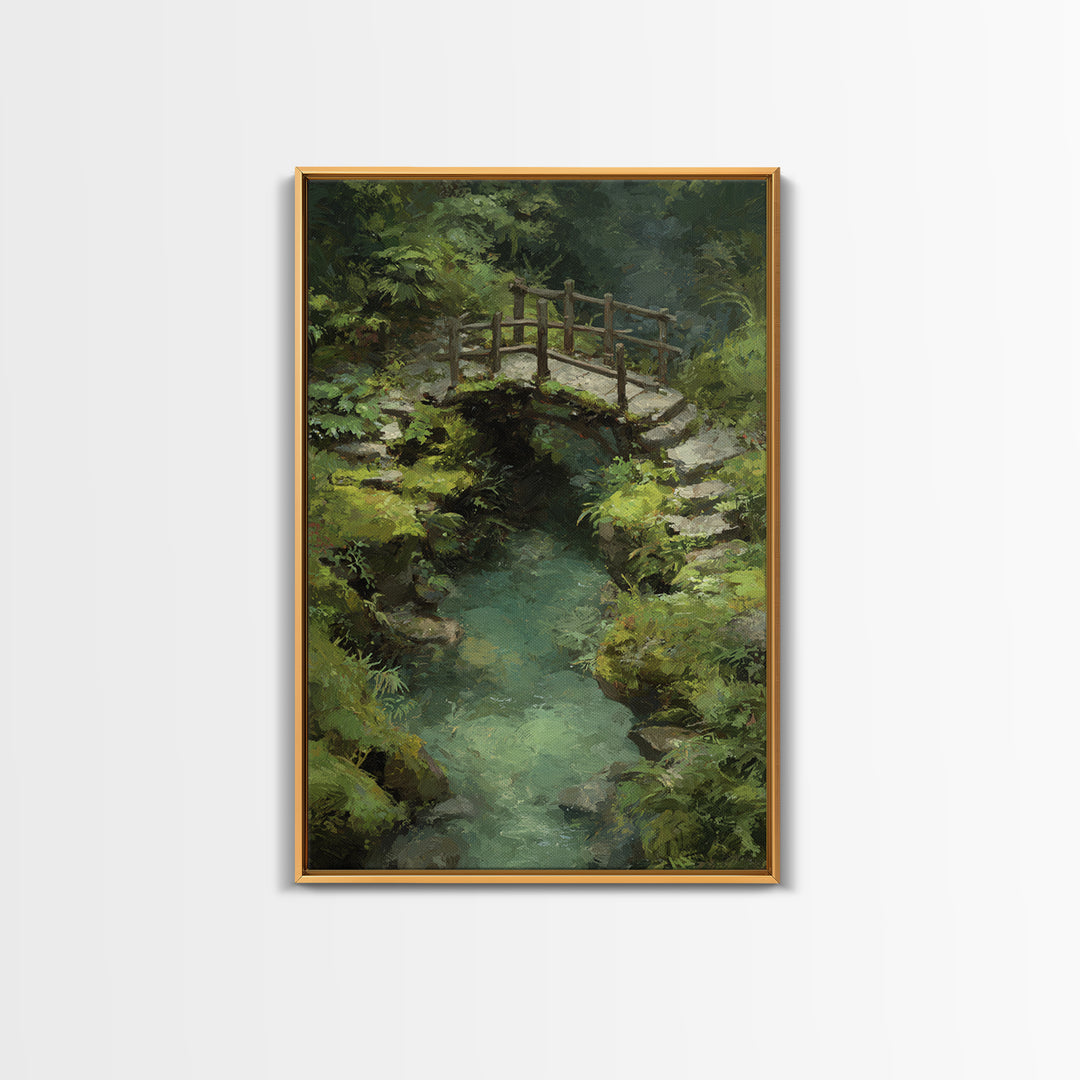 Enchanted Forest Glowing Lotus Tree and Meditating Buddha Colorful Spiritual Wall Art Canvas Print For Yoga Studio or Bedroom