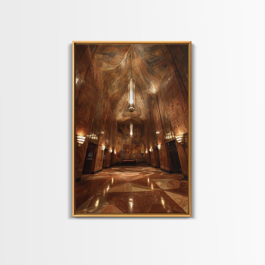 Bright Neon Graffiti Art In Urban Subway With Staircase Wall Art Framed Canvas Print Trendy Wall Decor