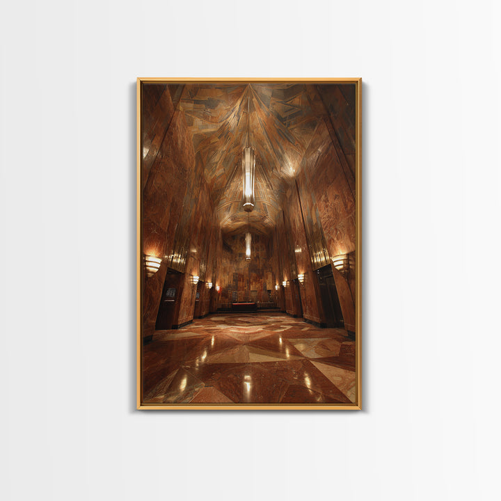 Bright Neon Graffiti Art In Urban Subway With Staircase Wall Art Framed Canvas Print Trendy Wall Decor