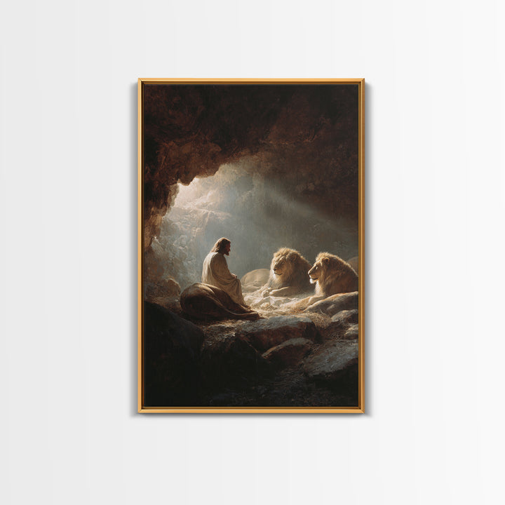 Epic Fantasy Knight Holding Sword Lightning Sky Dramatic Painting | Modern Canvas Print Wall Art For Home Decor Office