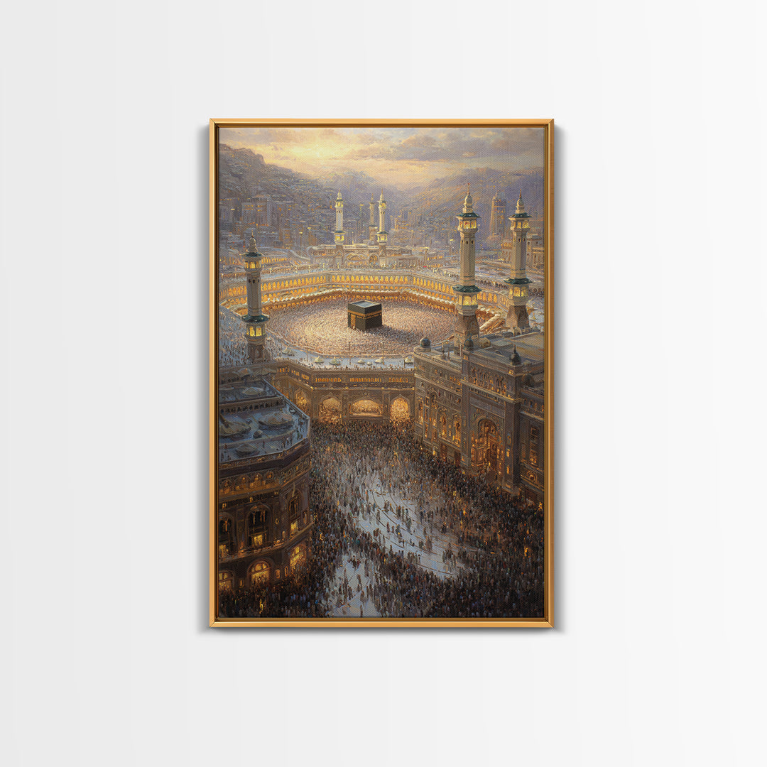 Vibrant Sunrise Over Serene Lake With Kayaker Watercolor Painting Canvas Print Home Decor Wall Art