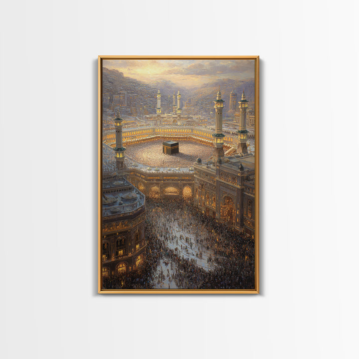 Vibrant Sunrise Over Serene Lake With Kayaker Watercolor Painting Canvas Print Home Decor Wall Art