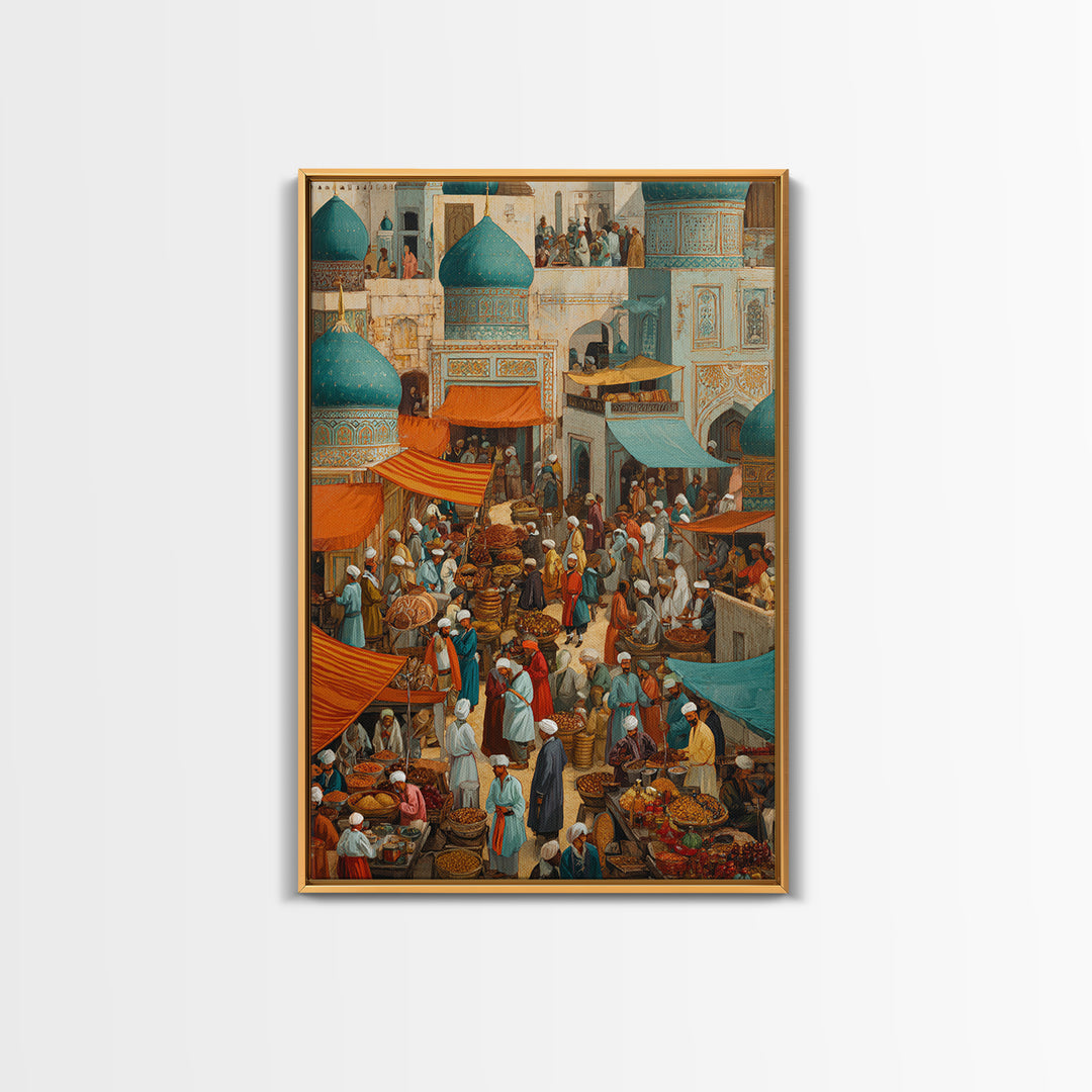 Medieval Knight Kneeling In Church With Sword And Candlelight Wall Art Framed Canvas Print For Spiritual Decor