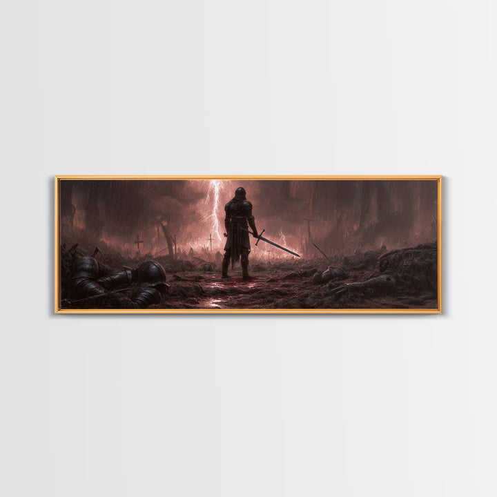 Abstract Cosmic Skyline At Night With Towering Skyscrapers Under Starry Sky Wall Art Modern Canvas Print
