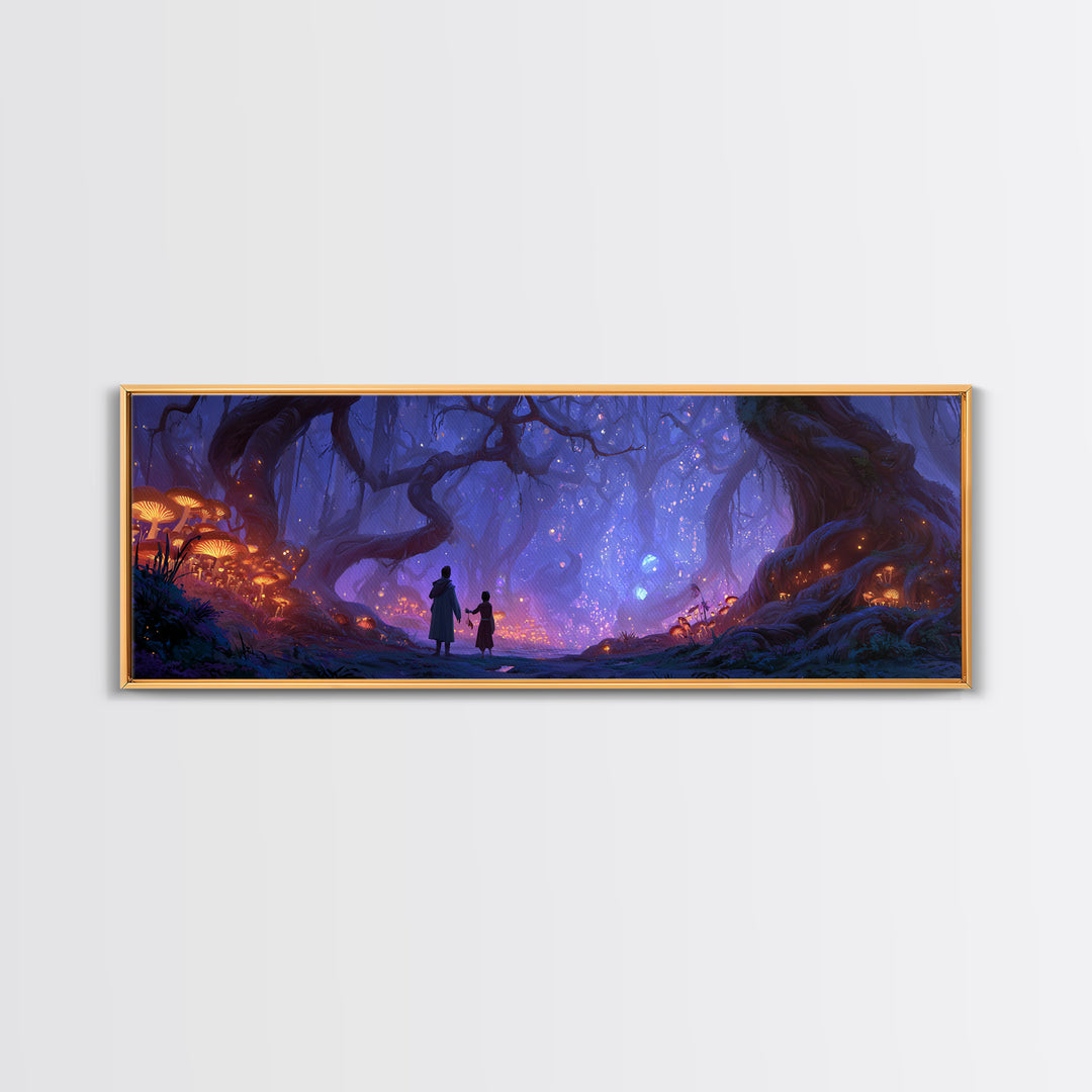Subway Interior Vivid Street Art With Wolf Mural Framed Canvas Print Urban Wall Art For Modern Living Room Decor