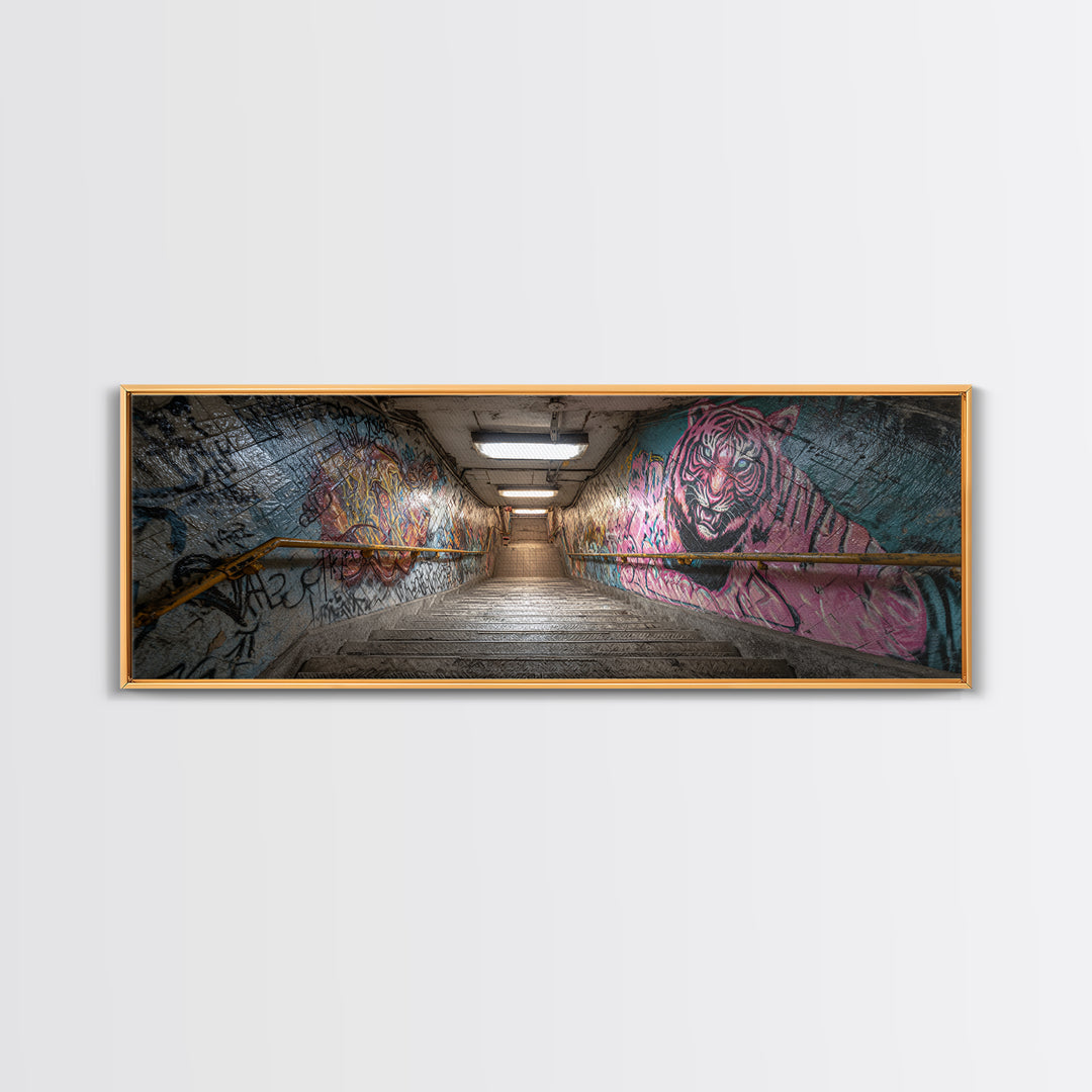 Fantastical Medieval Knight Amid Flames Fantasy Art Dark Dramatic Wall Art Canvas Print Gothic Home Decor