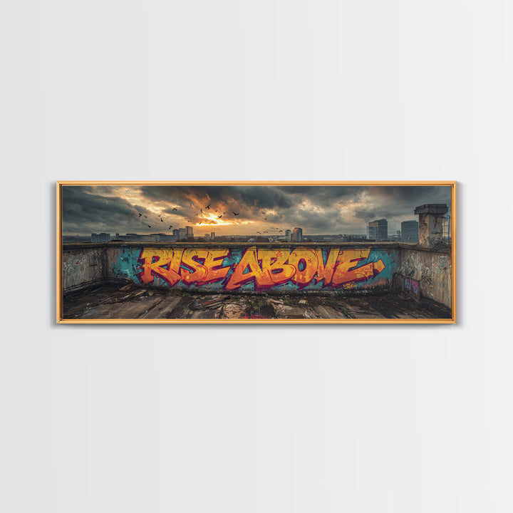 Urban Underground Subway Station Vibrant Tiger Mural Street Art Modern Wall Art Canvas Print For Home Decor