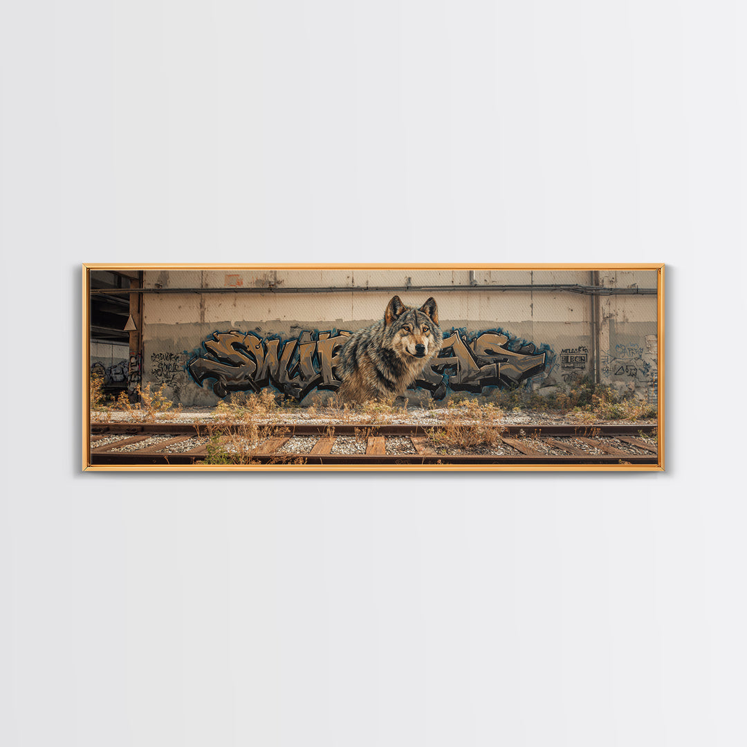 Beautiful Renaissance Style Jesus In Cave With Lions Wall Art Framed Canvas Print Religious Home Decor