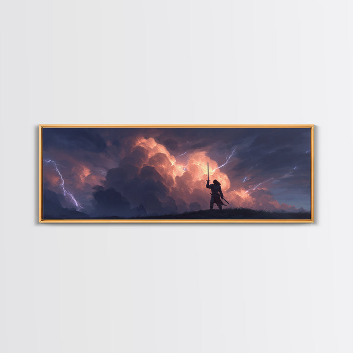 Panoramic Urban Graffiti Covered Stone Archway With Artistic Street Scene Framed Canvas Print