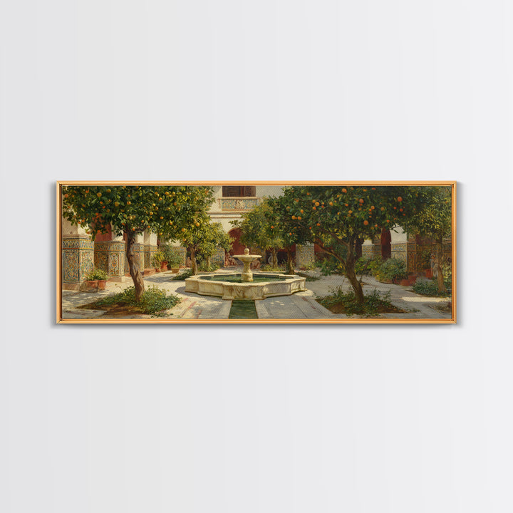 Classic European Cityscape With Modern Skyline And Glowing Lights At Dusk - Elegant Wall Art Framed Canvas Print For Living Room Decor