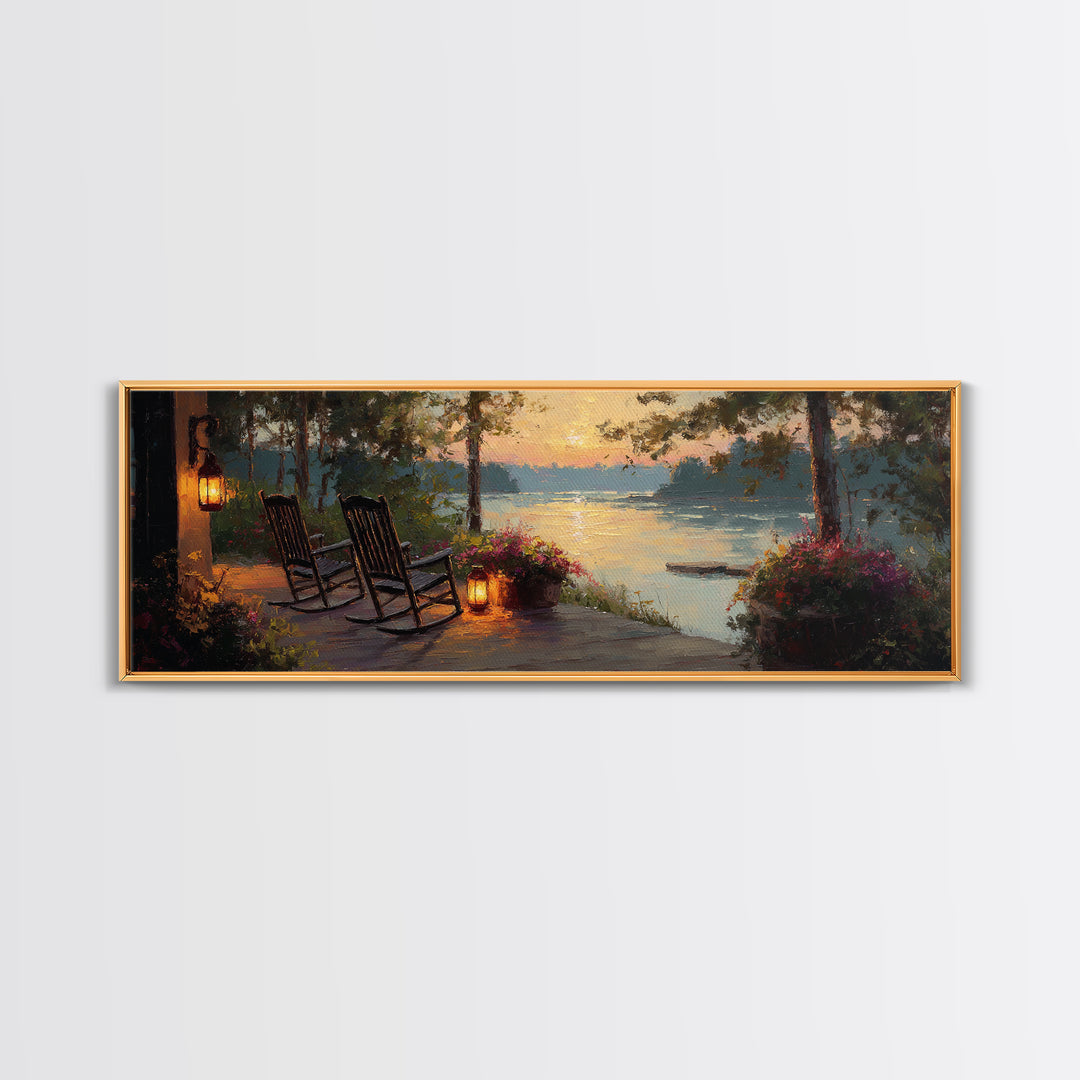 Still Life Painting Of Nautical Essentials With Rope, Hat And Oar On Weathered Dock Rustic Coastal Wall Art