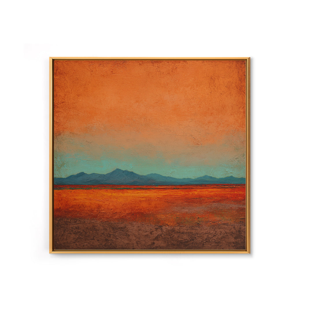 Dreamy Desert Sunset Canvas Print, Above Bed Art, Whimsical Decor, Bedroom Decor, Fine Art, Serenity, Bedroom Wall Decor, ABA-1x1-31