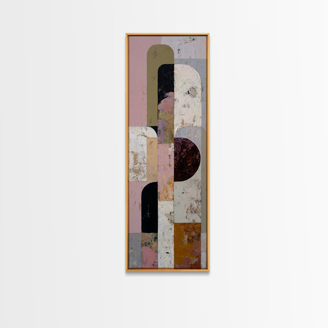 Neutral Abstract Arches Canvas Print, Above Bed Art, Printable Wall Art, Bedroom Decor, Fine Art, Serenity, Whimsical Decor, ABA-1x3-40