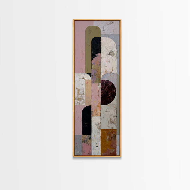 Neutral Abstract Arches Canvas Print, Above Bed Art, Printable Wall Art, Bedroom Decor, Fine Art, Serenity, Whimsical Decor, ABA-1x3-40