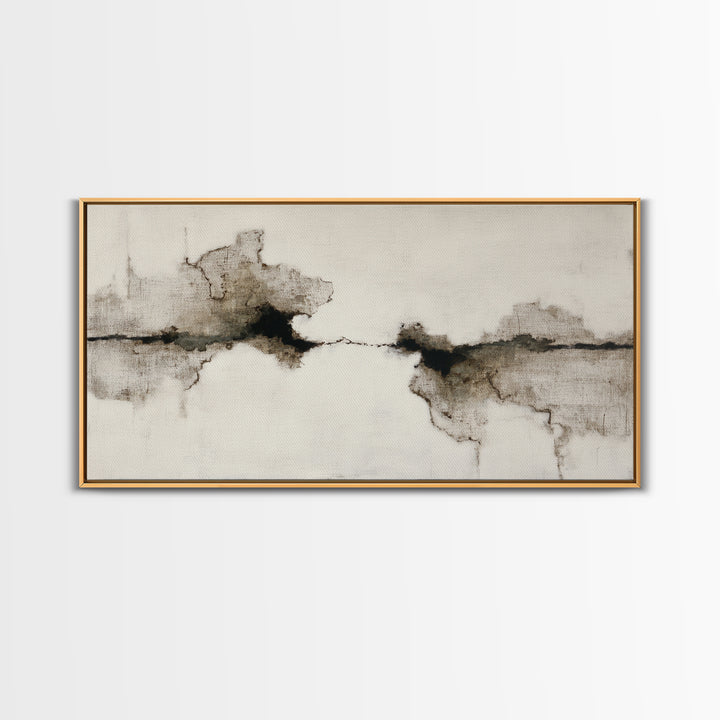 Minimal Two Figure Line Drawing Canvas Print, Above Bed Art, Living Room Decor, Bedroom Decor, Serenity 176, Piece Wall Art, ABA-2x1-76