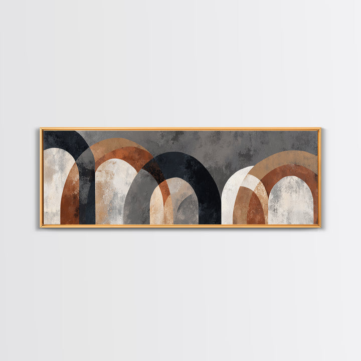 Neutral Abstract Arches Canvas Print, Above Bed Art, Photography Prints, Bedroom Decor, Fine Art, Serenity, Art Print, ABA-3x1-20