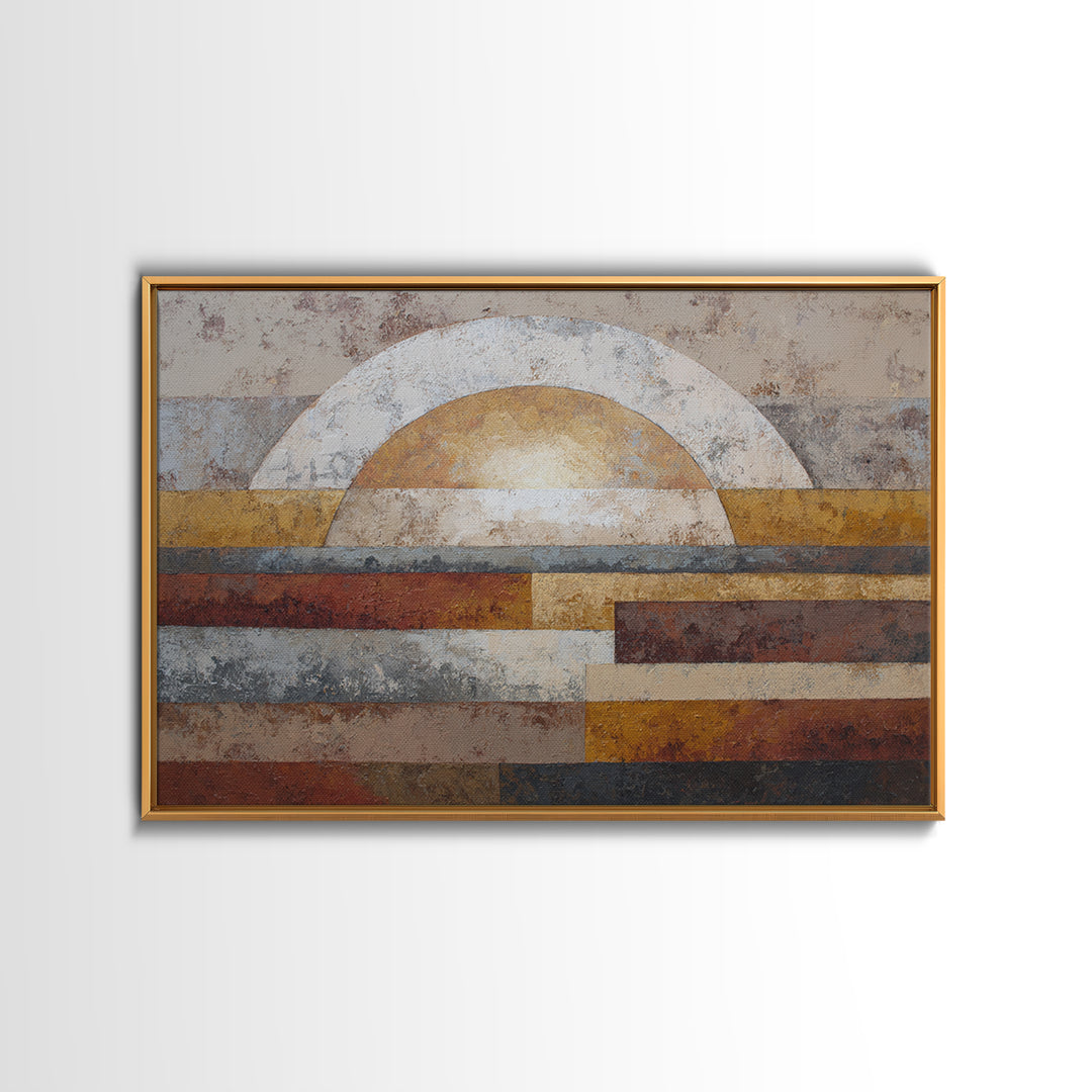 Neutral Abstract Arches Canvas Print, Above Bed Art, Boho Wall Art, Bedroom Decor, Fine Art, Serenity, Above Bed Decor, ABA-3x2-32