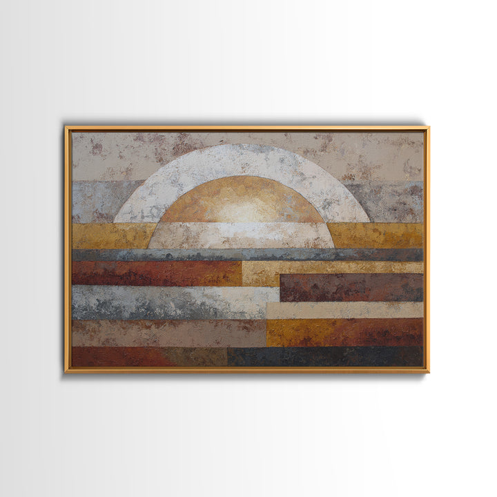 Neutral Abstract Arches Canvas Print, Above Bed Art, Boho Wall Art, Bedroom Decor, Fine Art, Serenity, Above Bed Decor, ABA-3x2-32