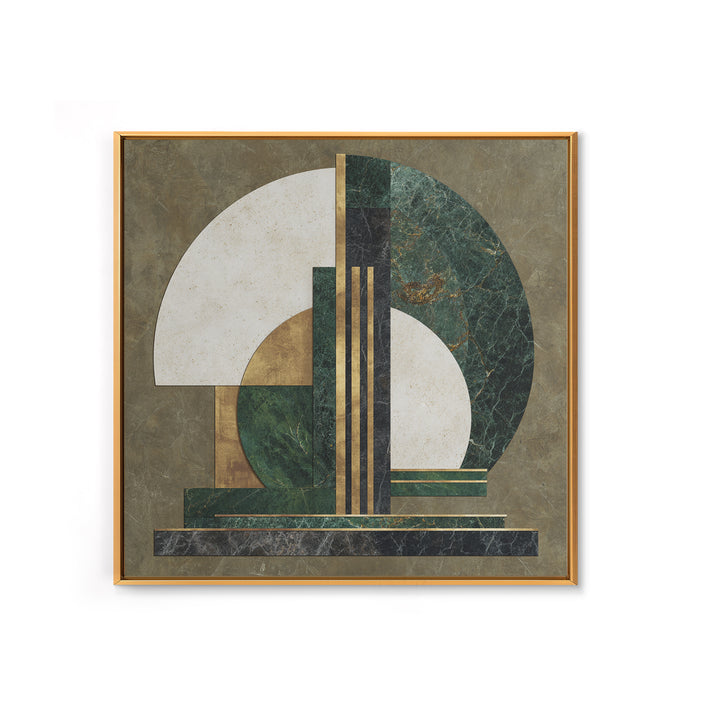 Deco Doorway Study Framed Canvas Print, Art Deco Art, Neutral Decor, Living Room Decor, Fine Art, Glamour, Home Decor, ADA-1x1-63