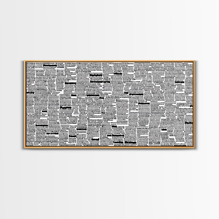 Black White Typographic Africa Map Wall Art, Modern African Art Print, Afrocentric Office Decor, Cultural Statement Piece