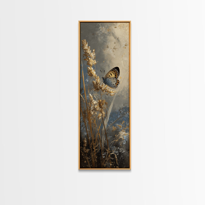 Butterfly Specimen Composition Canvas Print, Animal Art, Nursery Decor, Living Room Decor, Fine Art, Creature, Nursery Art, ANI-1x3-11