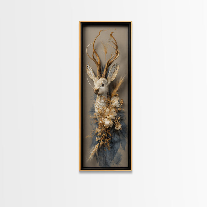 Butterfly Specimen Composition Framed Canvas Print, Animal Art, Printable Art, Living Room Decor, Fine Art, Creature, ANI-1x3-83