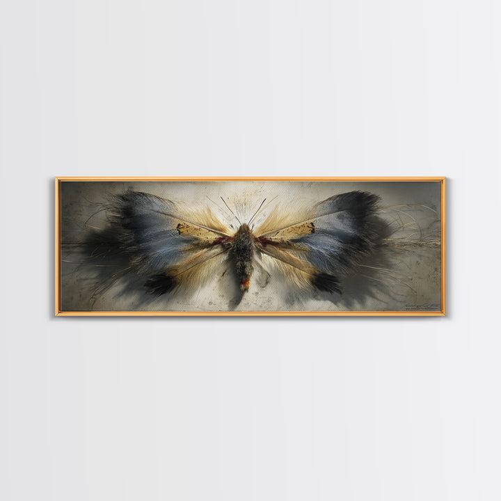 Butterfly Specimen Composition Canvas Print, Animal Art, Fine Art Print, Living Room Decor, Fine Art, Creature, Wall Decor, ANI-3x1-39