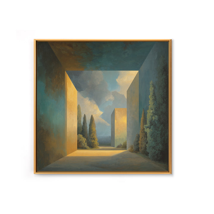 Surreal Dream Landscape Framed Canvas Print, Art, Wall Art for Mom, Living Room Decor, Fine Art, Wood Wall Art, ART-1x1-11