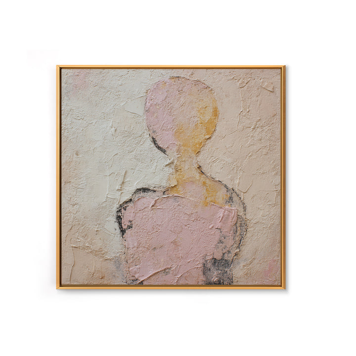 Simple Monochrome Figure Study Canvas Print, Art, Digital Wall Art, Living Room Decor, Fine Art, Framed Art, ART-1x1-36