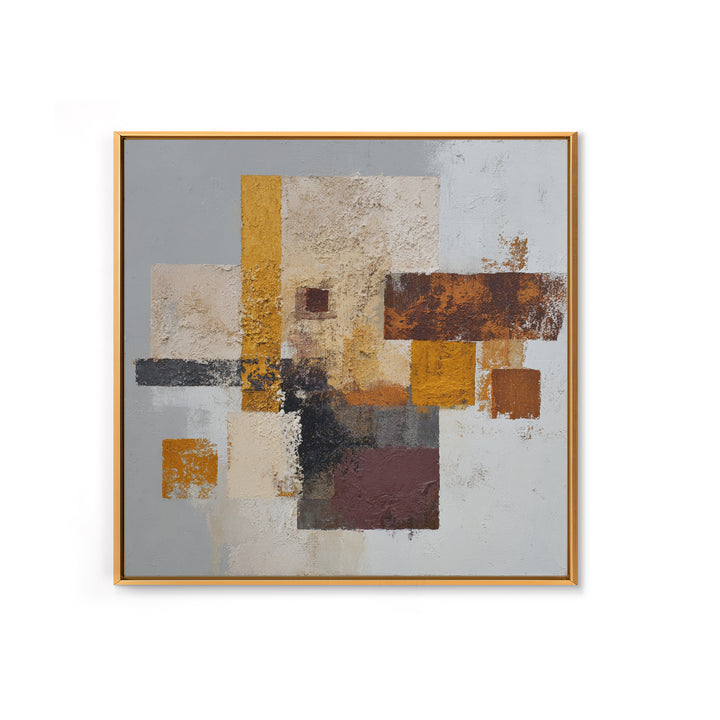 Textured Neutral Abstraction Framed Canvas Print, Art, Printable Art, Living Room Decor, Fine Art, Statement Artwork, ART-1x1-37