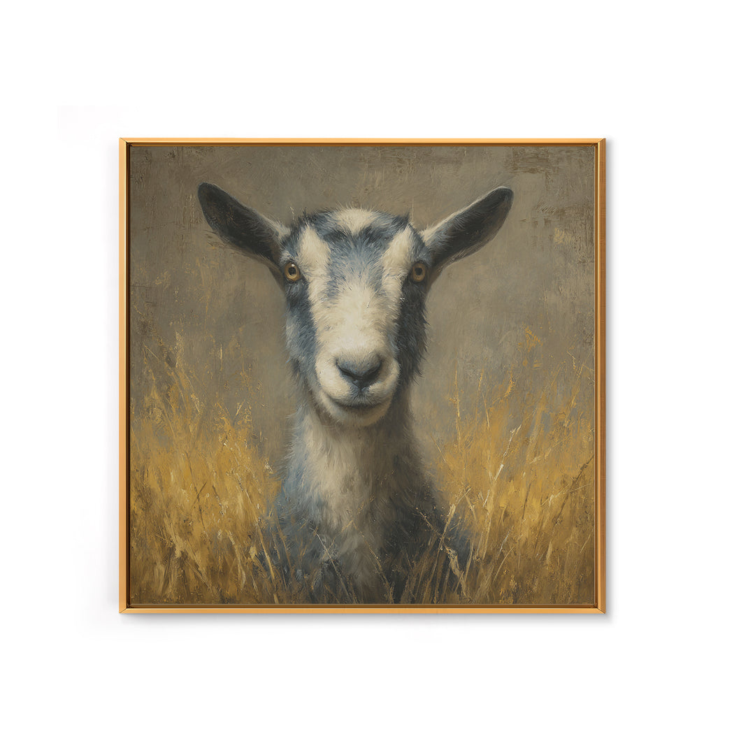 Elegant Animal Portrait Framed Canvas Print, Art, Ai Art, Living Room Decor, Fine Art, Home Decor, Gallery Decor, ART-1x1-42