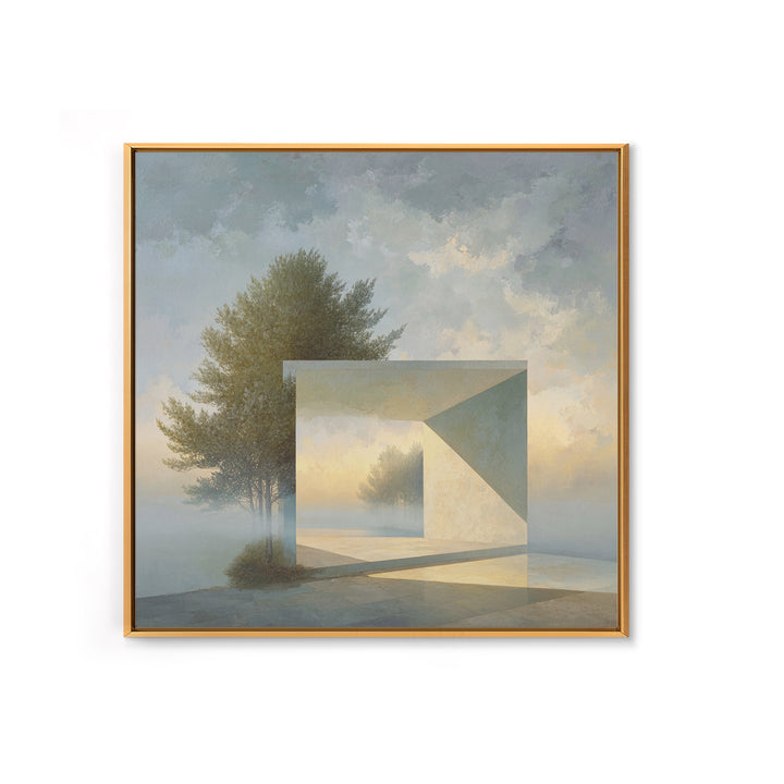 Surreal Dream Landscape Canvas Print, Art, Resin Art, Living Room Decor, Fine Art, Luxury Decor, Textured Painting, ART-1x1-59