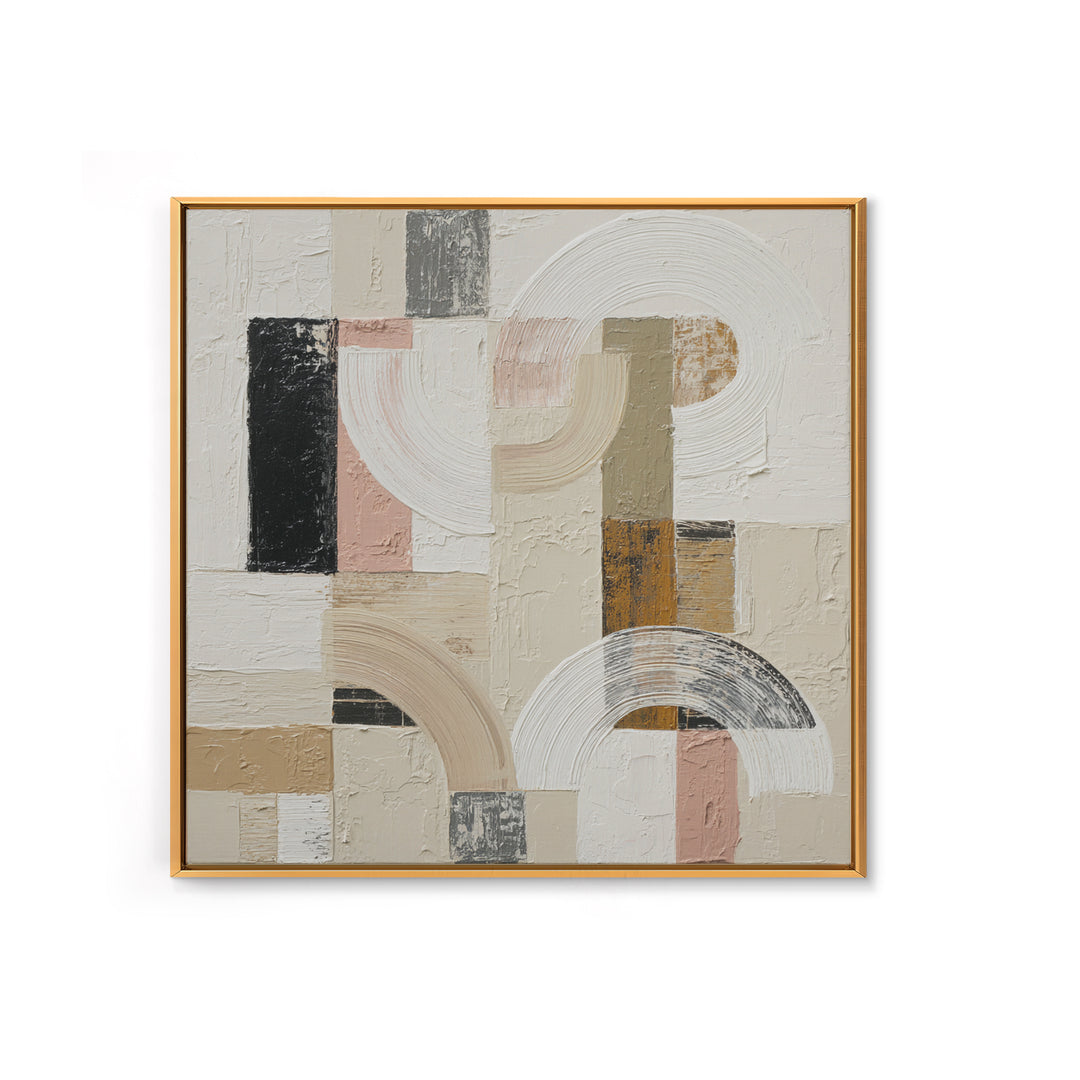 Textured Neutral Abstraction Framed Canvas Print, Art, Printable Art, Living Room Decor, Fine Art, Statement Artwork, ART-1x1-61