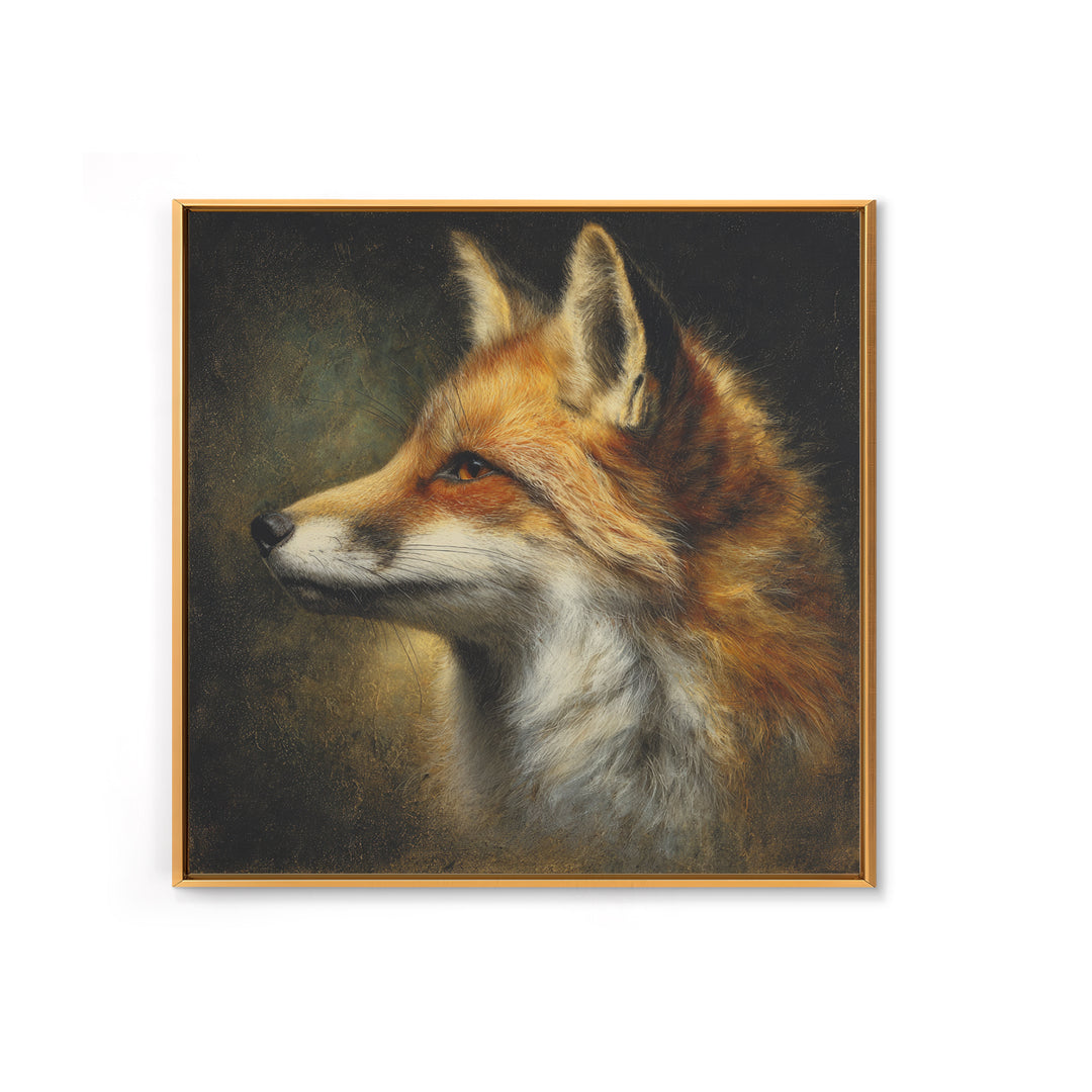 Elegant Animal Portrait Framed Canvas Print, Art, Ai Art, Living Room Decor, Fine Art, Home Decor, Gallery Decor, ART-1x1-66