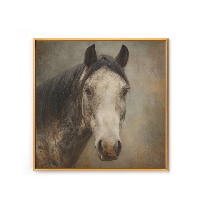 Elegant Animal Portrait Canvas Print, Art, Printable Art, Living Room Decor, Fine Art, Statement Artwork, Boho Decor, ART-1x1-90