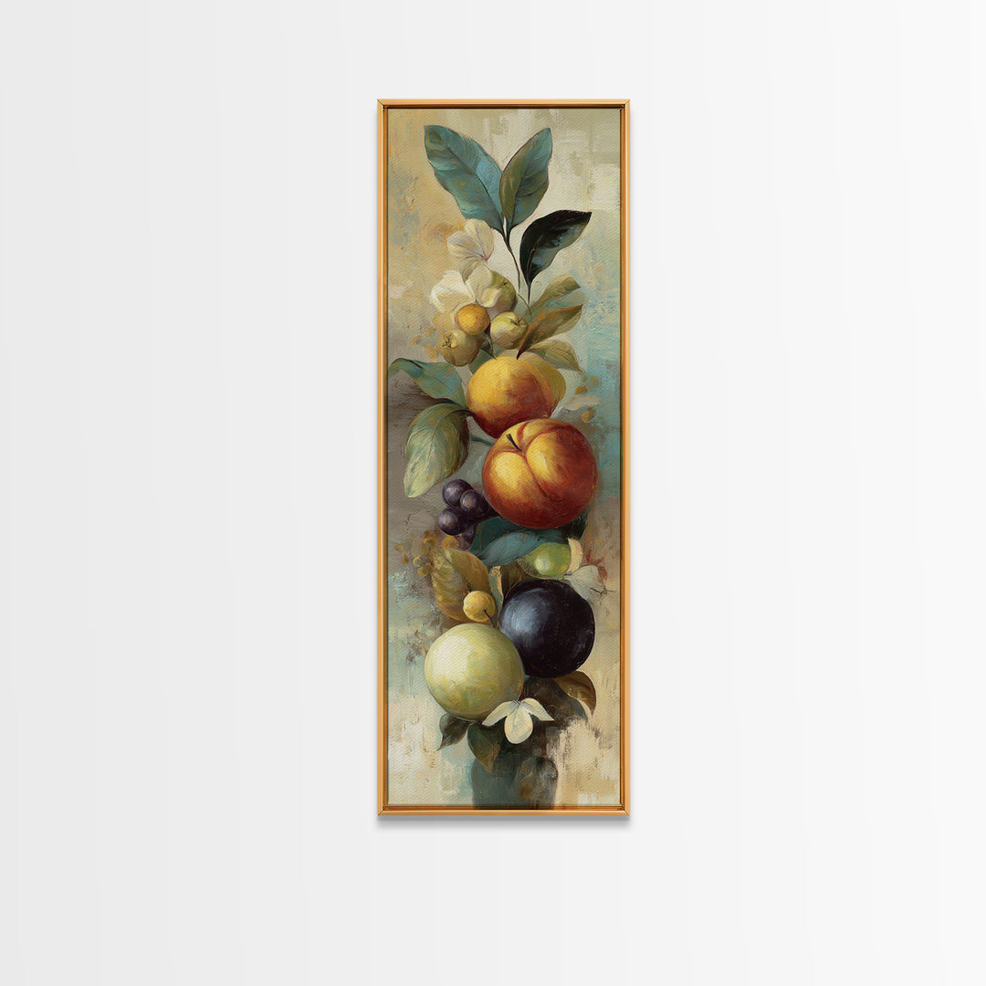 Bold Pop Fruit Composition Canvas Print, Art, Wall Art for Mom, Living Room Decor, Fine Art, Wood Wall Art, Prints Wall Art, ART-1x3-100