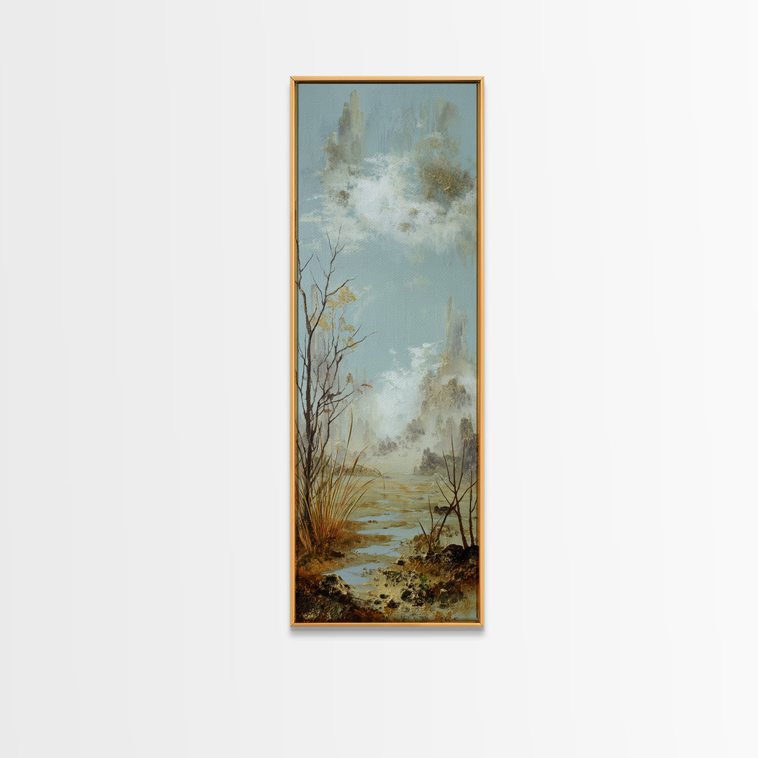 Surreal Dream Landscape Canvas Print, Art, Boho Decor, Living Room Decor, Fine Art, Printable Wall Art, Wall Art Prints, ART-1x3-23