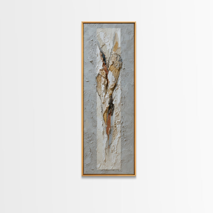 Textured Neutral Abstraction Canvas Print, Art, Textured Painting, Living Room Decor, Abstract Art, Digital Wall Art, ART-1x3-25