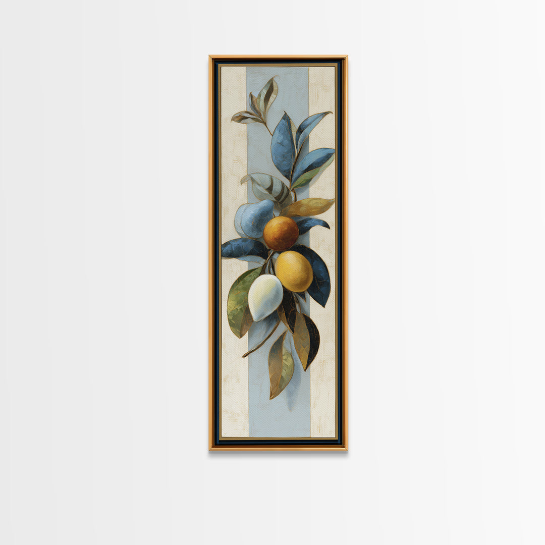 Bold Pop Fruit Composition Canvas Print, Art, Gallery Decor, Living Room Decor, Fine Art, Contemporary Art, Wall Art, ART-1x3-28