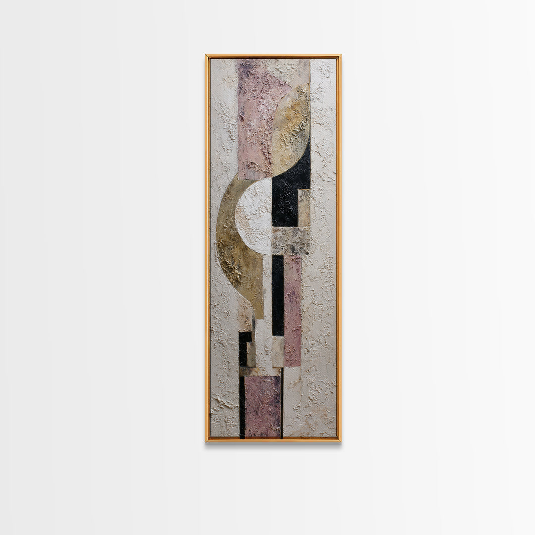Textured Neutral Abstraction Canvas Print, Art, Textured Wall Art, Living Room Decor, Abstract Art, Gallery Decor, ART-1x3-49