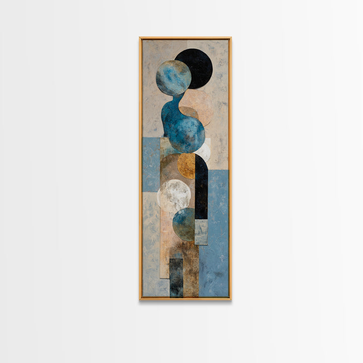 Abstract Water Forms Canvas Print, Art, Wall Art, Living Room Decor, Fine Art, Original Art, Art Nouveau, Framed Wall Art, ART-1x3-55