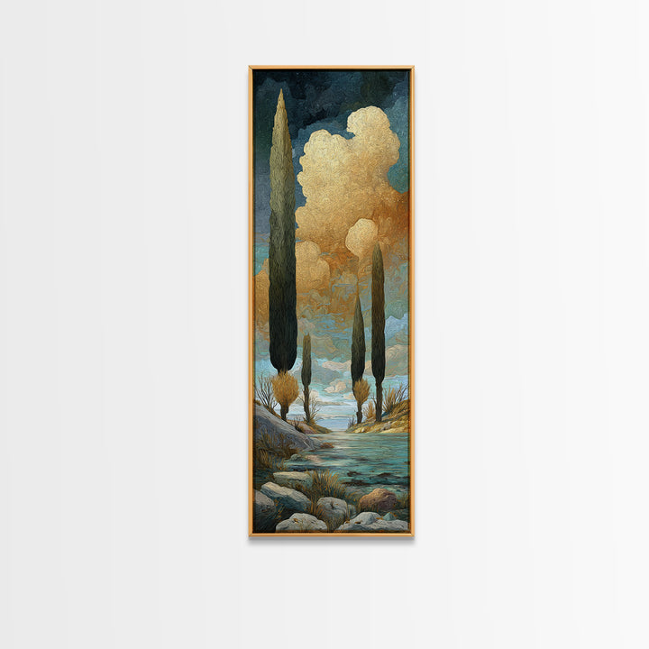 Surreal Dream Landscape Framed Canvas Print, Art, Wall Art for Mom, Living Room Decor, Fine Art, Wood Wall Art, ART-1x3-71